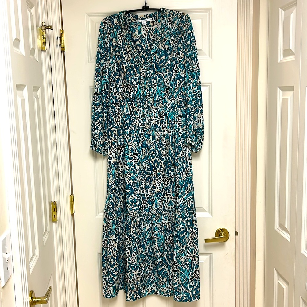 Chico’s Midi Dress with Braid Details - Picture 4 of 8